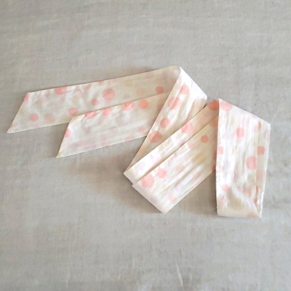 AMERICAN EAGLE Ivory Pastel Polka Dot Spaghetti Strap Dress Wrap Front S… - Picture 3 of 3